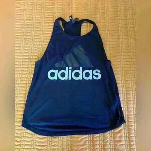 Adidas Racer Back Athletic Tank, Black. Size L.